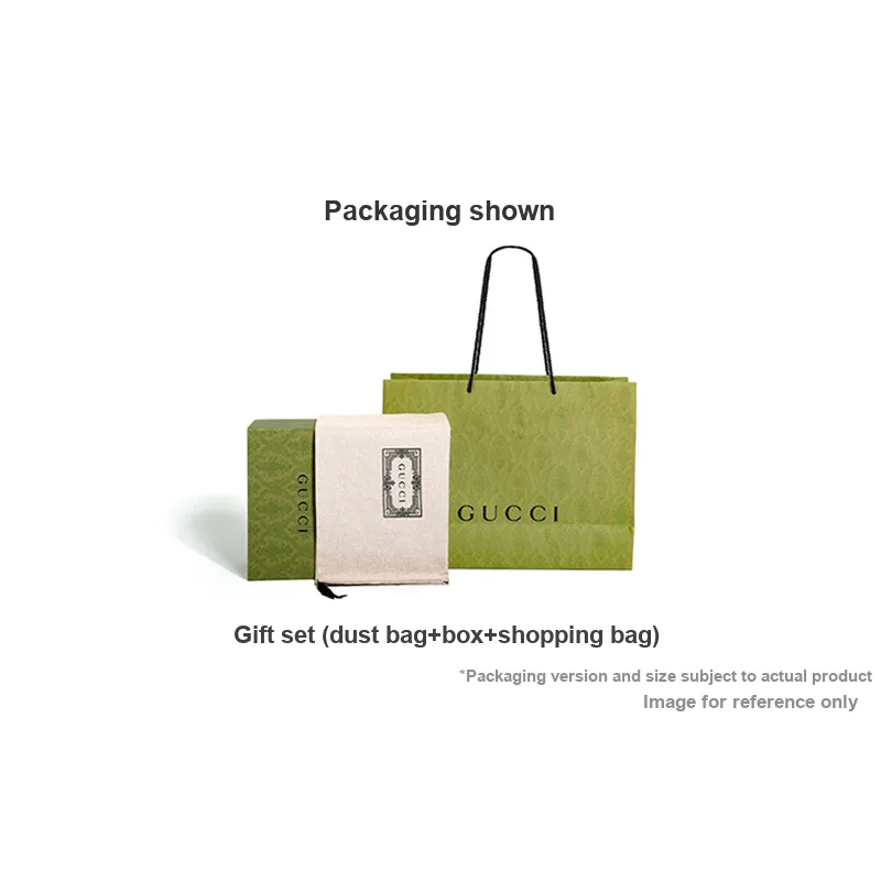 GUCCI Canvas With Leather Keychain Bag Accessory Unisex Pink/Beige-3