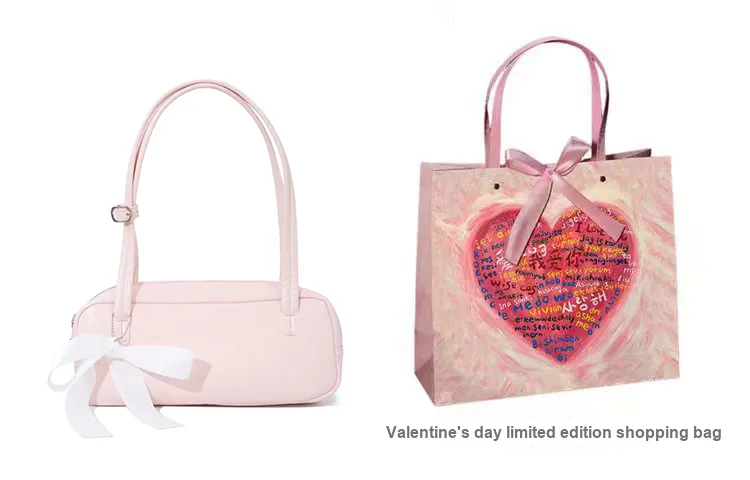 OTA PU Shoulder Bag Regular Women's Pink-6