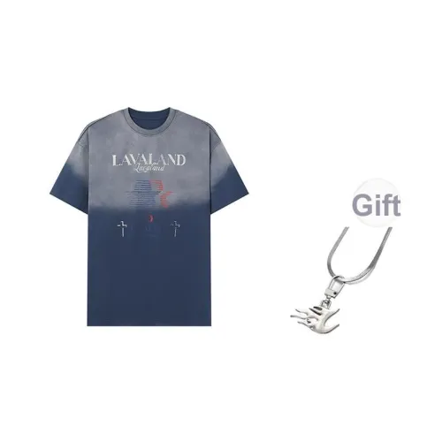 LAVA LAND Синяя Унисекс Футболка
