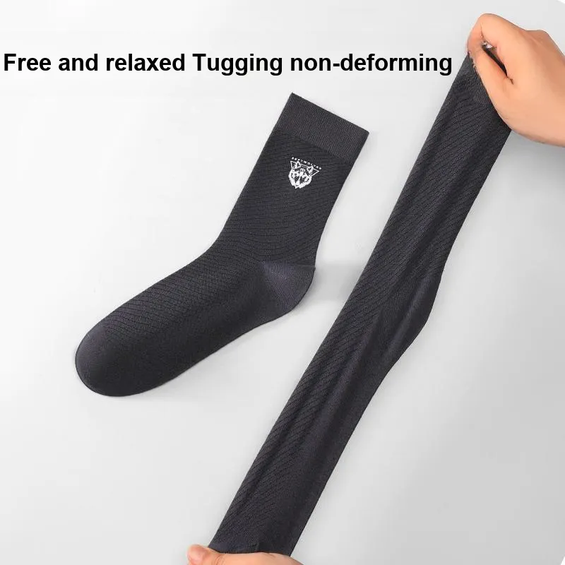 SEPTWOLVES Knee High Socks Men's Box 5 Pack-2