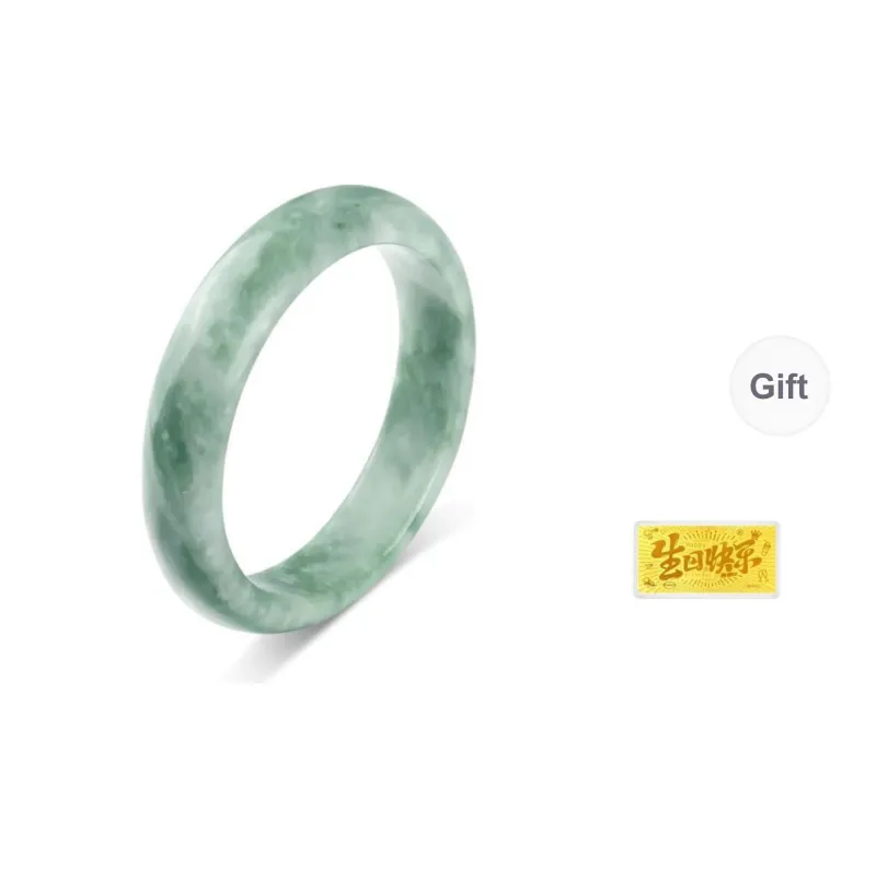 Love Jewelry Guizhou Green Jade Bangles Women's-11
