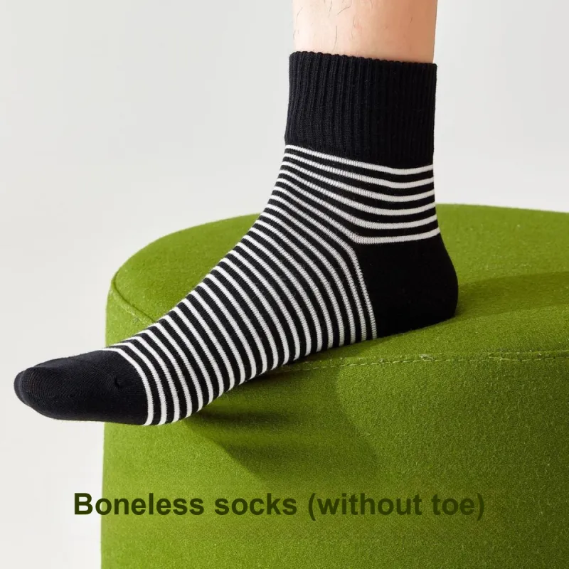 Temooues Mid Calf Socks Unisex 5 Pack-2