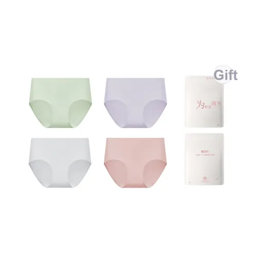 Red Bean Нижнее белье Женское Сумка для покупок 4 шт