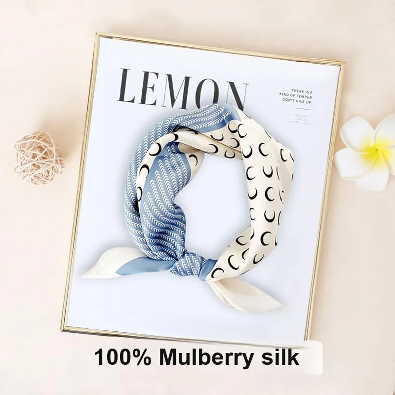 VINEY Mulberry Silk Scarves Women's-10