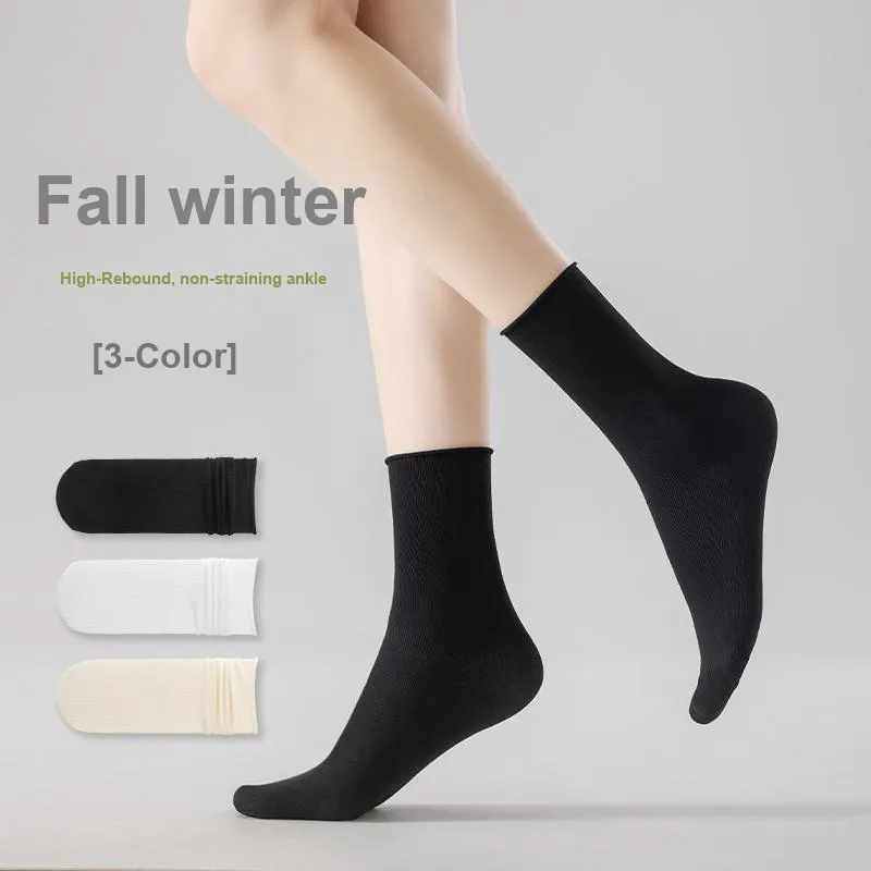 XIA.WA.ZHI.XIU Mid Calf Socks Women's Box 5 Pack-22