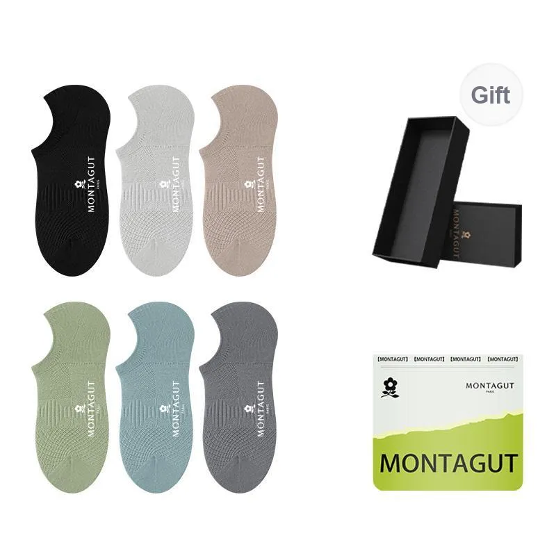 Montagut No Show Socks Men's Gift Box Combination-95