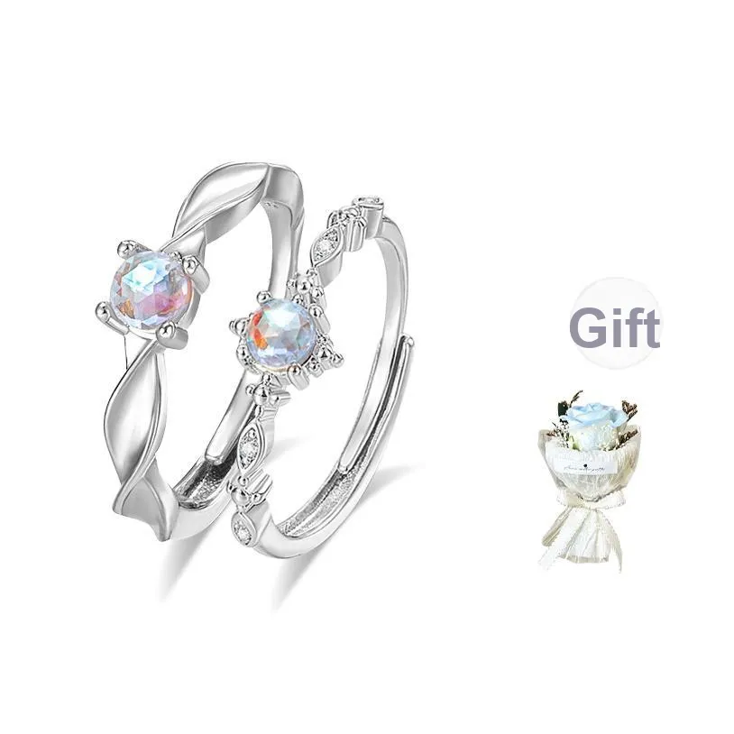 D.K.X Цветное стекло Кольца Унисекс