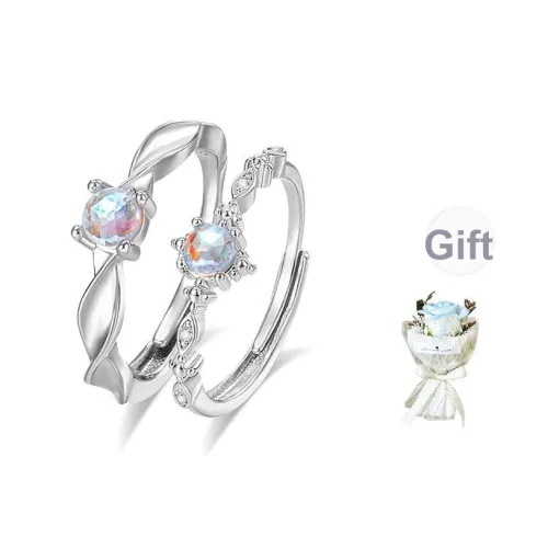 D.K.X Цветное стекло Кольца Унисекс