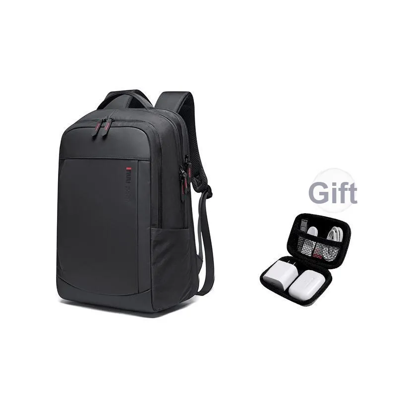 SEPTWOLVES Ткань Большая Емкость 17. Примерно 6 см Ноутбук Сумка Путешественный Рюкзак Студенческий Рюкзак QPL Унисекс Черный