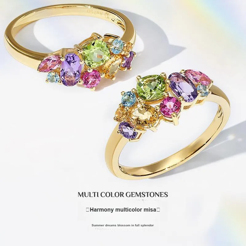 IL&CO. Tourmaline Colored Gemstone Rings Women's-1