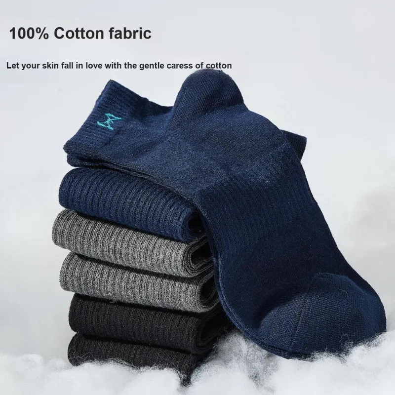 MIIOW No Show Socks Men's 6 Pack-5