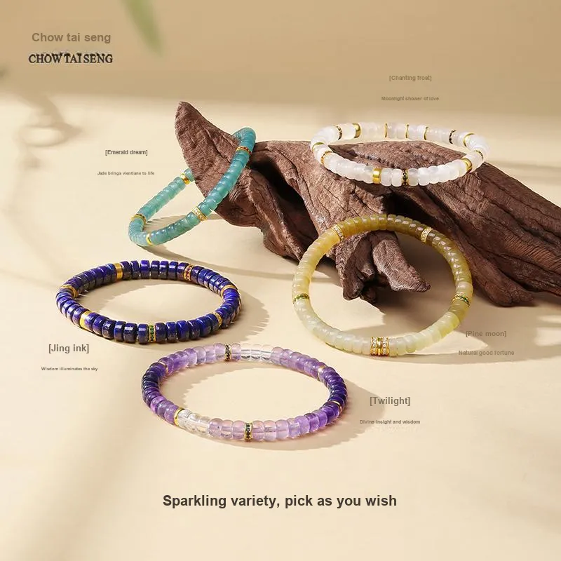 CHOW TAI SENG Bracelets Sugar Jade Women's-4