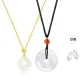 Chalcedony-"Fortune and Blessings" Necklace 1 Pair (Men's+Gold Women's)