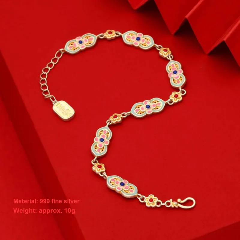 U state 999 Fine Silver Bracelets Women's-2