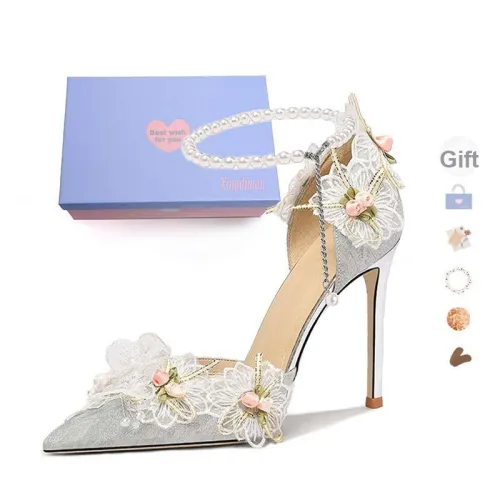 Xingdiman Высокие каблуки Женские Серебряные