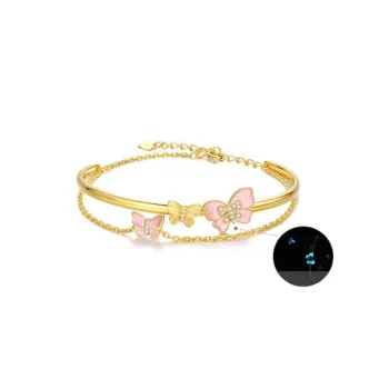 CHOW TAI SENG S925 Silver Bangles Women's