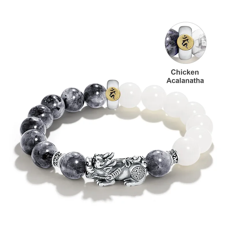 Silver Trim Bodhi Bracelets Unisex-26