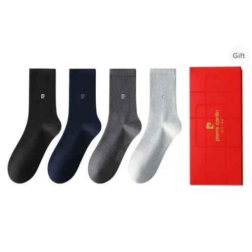 PIERRE CARDIN Mid Calf Socks Men's 4 Pairs In A Box