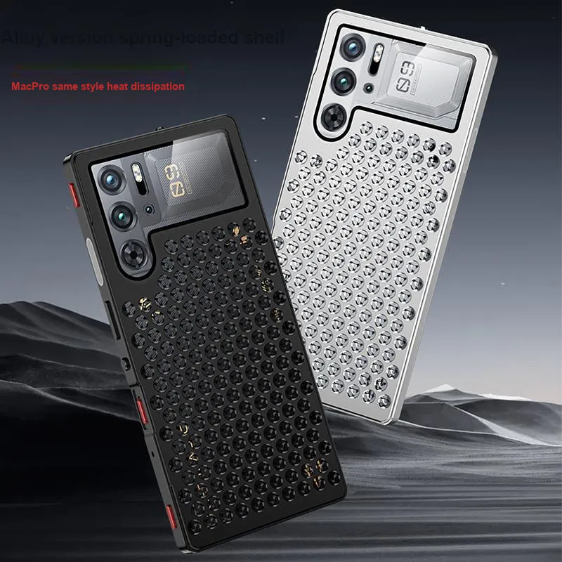 Record Star Metal Frame Aluminum Alloy Protective Cover Phone Cases Compatibility With REDMAGIC 10 Pro Business Formal-2