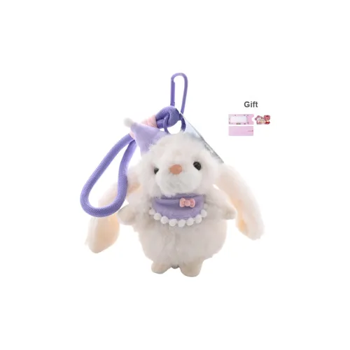 AOLETU Шляпа к Дню Рождения Малыш Кролик Кукла Плюшевая Подвеска 15 см Рекомендуемая Высота