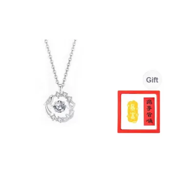 Chongqing Gold Store S925 Silver Necklaces Women's