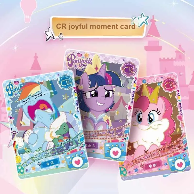 KAYOU My Little Pony Characters Fun Shadow Bag+Rainbow Bag+Shining Moon Bag IP/Anime Cards Box Of 3-3