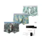 3 Pack[Red Plum Crane+Perfume Lemon+Green Bamboo Panda]