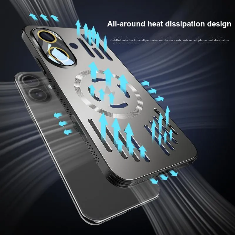 Yoobao Metal Impact Resistant Magnetic Phone Cases Compatibility  IPhone 16 Pro/Apple 16 Pro Max/16e Trendy And Cool-8