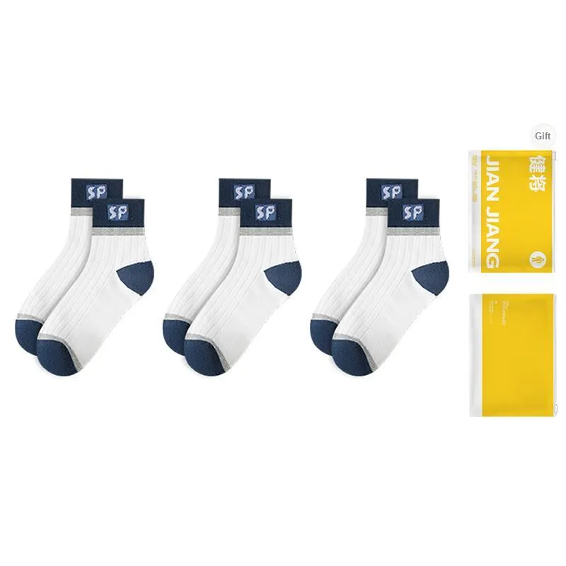Master Mid-Calf Socks Men's Shopping Bag Combo Set-6