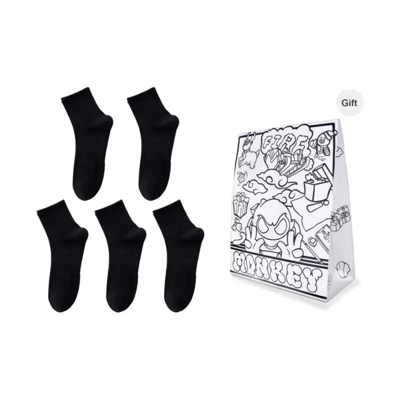 FireMonkey Mid Calf Socks Unisex 5 Pack-1