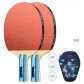 [Professional S Grade]Short Handle Penhold Grip*2+Original Thickened Racket Bag+3 Pcs Competition Exclusive Balls