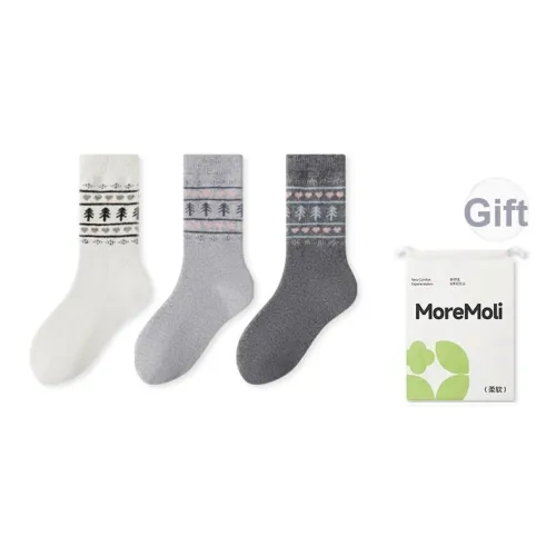 Moremoli Носки Crew Женские упаковка из 3 пар