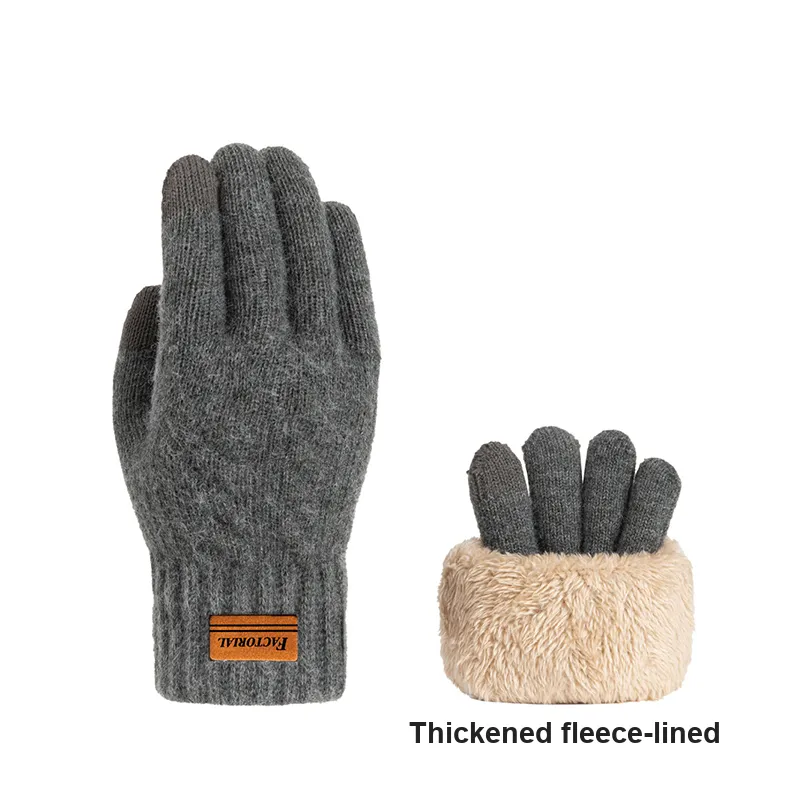 FACTORIAL Plush Knit Gloves Unisex-10