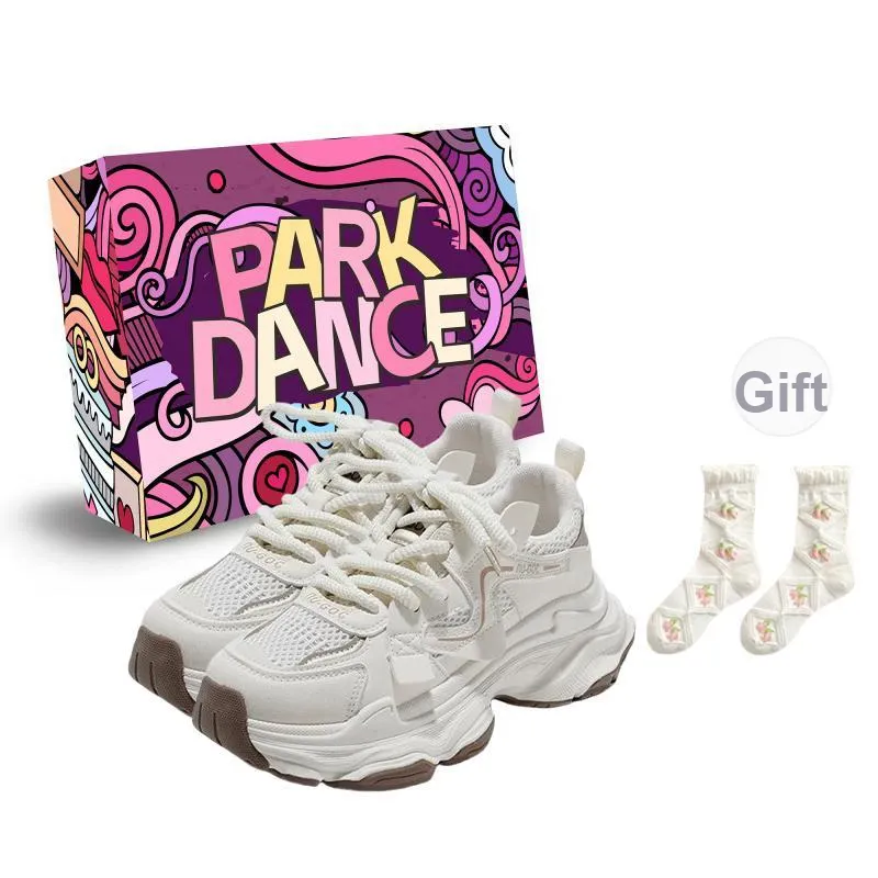 PARK DANCE Slip Resistant Low Top Chunky Sneakers Women's-14