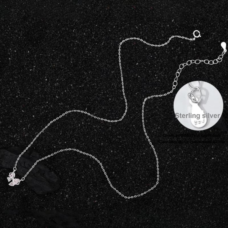 DAWO 999 Fine Silver Necklaces Unisex-4