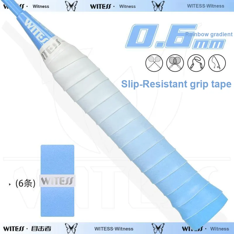 WITESS Badminton Grip Tape Macaron Color Palette 6 Colors To Choose PU Thin 1100*25*0.6mm-53