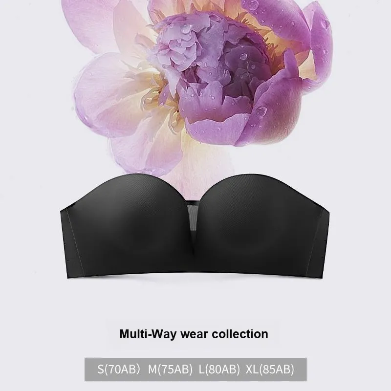Runwei Women's Strapless Bras-7