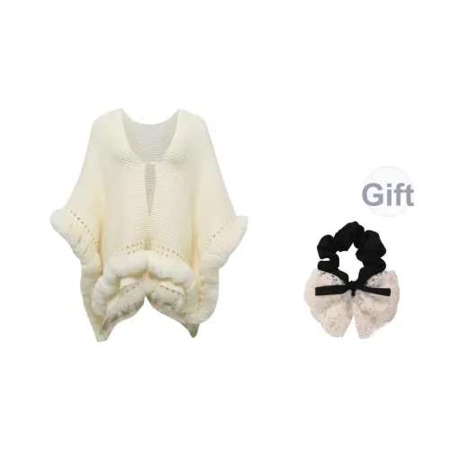 SYEEE WITH U Абрикос Включает Резинку для волос Женские Плащи