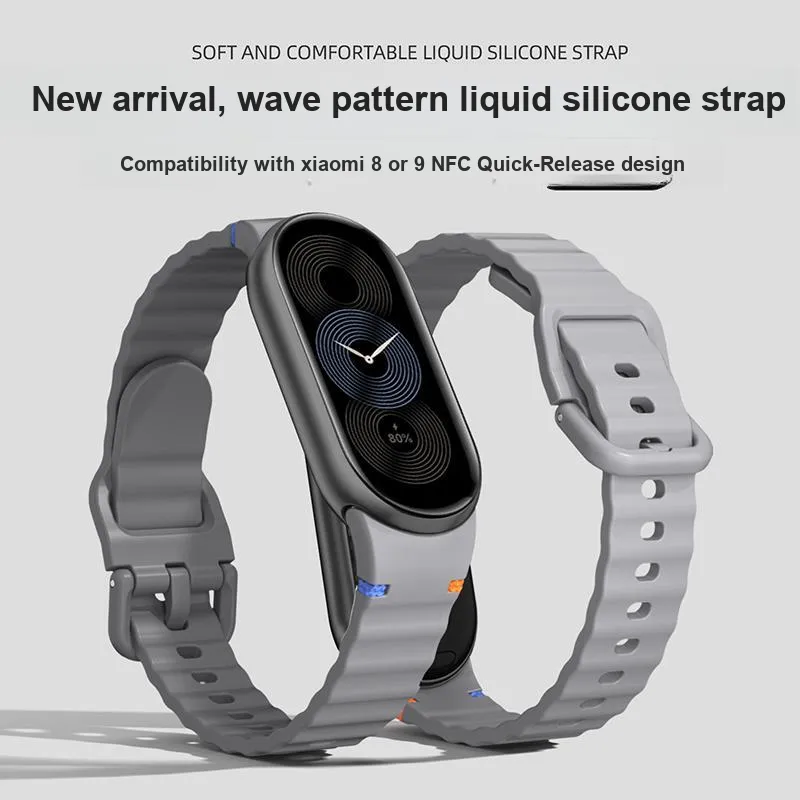 IBOANN Watch Band Xiaomi Compatibility Silicone Material-19