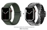 Apple Woven Strap-Olive Green * Dark Chocolate