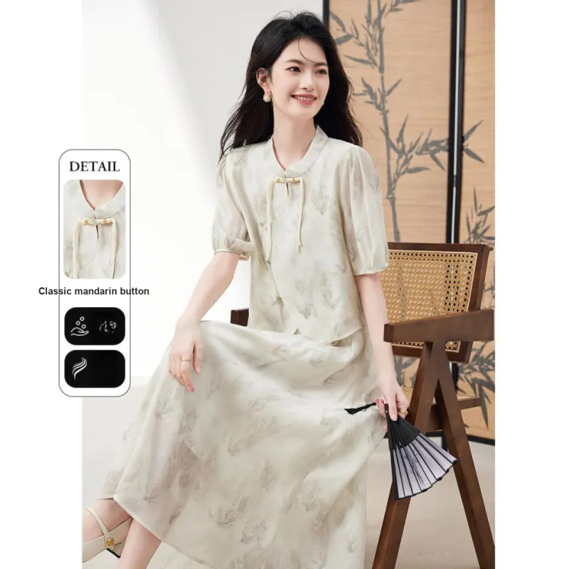 XINFEIYU Two Piece Skirt Sets Women's-3