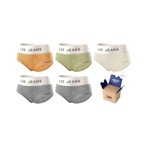 Совместный бренд Lee Prism 4,0 Нижнее белье Подарочная коробка Женское 5 пар