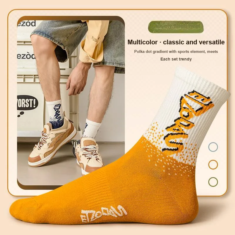 Yalu Mid Calf Socks Men's 5 Pack-9