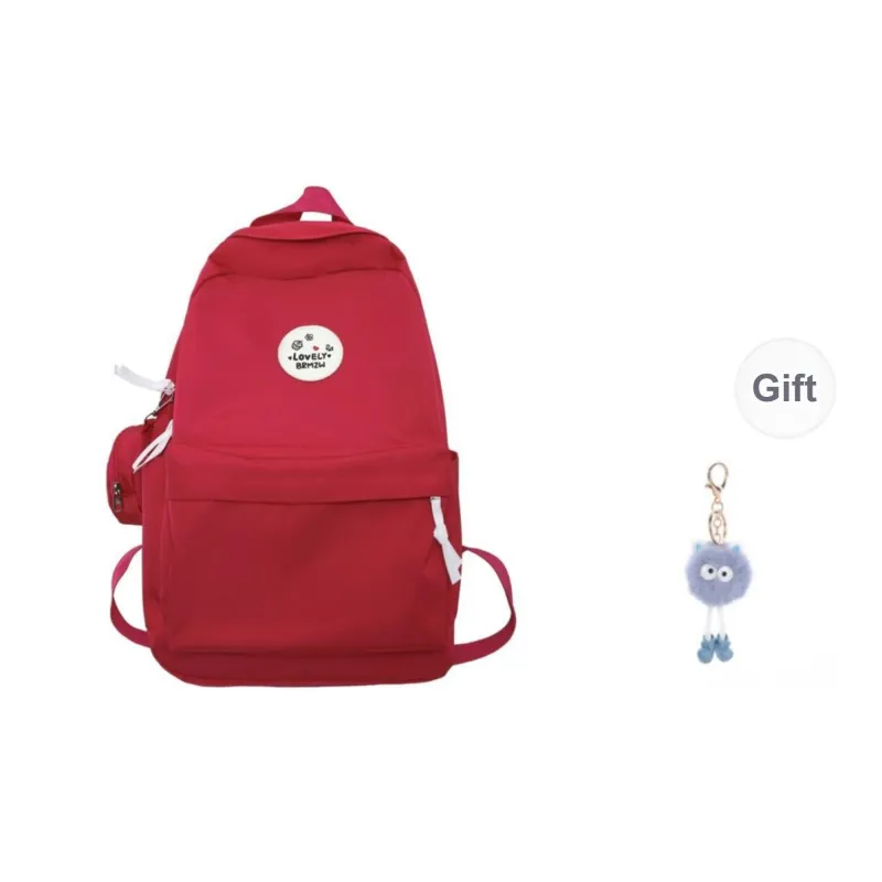 KAMLUI Nylon Backpack Regular Unisex White/Black/Ginger Yellow/Green/Dark Blue/Red-19
