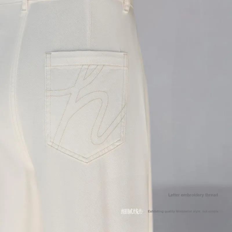 IHIMI Jeans Women's Mist White-3