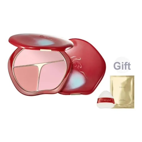 TIMAGE Contested Зеленый Текущий Нефритовый Трехцветный Румяна Палетка Осветляющий Тон Кожи 13г