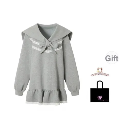 Aimilian Длинное платье с длинными рукавами женское