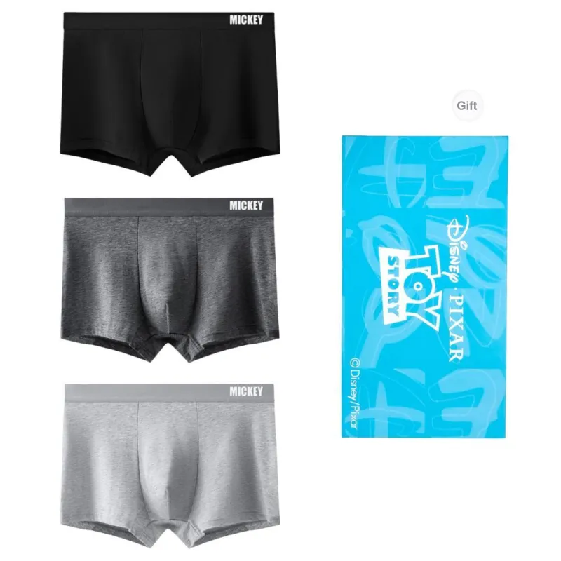Disney Mickey Series Underpants Men's Gift Box Combination-9