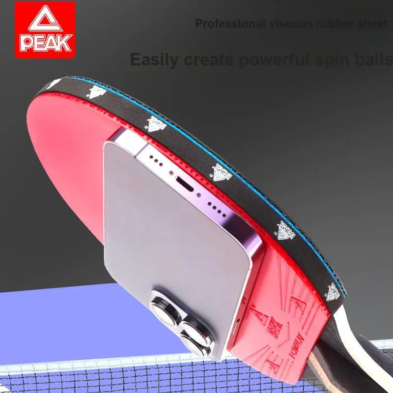 PEAK G3 Ping Pong Paddles Unisex Black/Red Double Beat-6