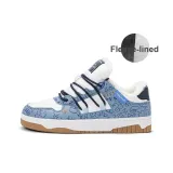 Blue White (Fleece-Lined)